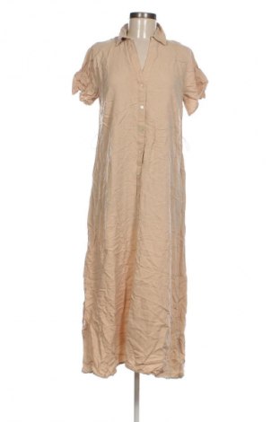 Kleid Zara, Größe S, Farbe Beige, Preis 29,99 €
