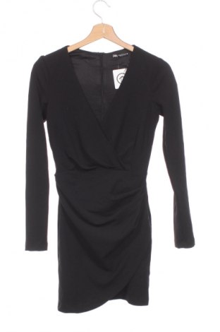 Šaty  Zara, Veľkosť XS, Farba Čierna, Cena  15,95 €