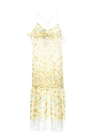 Рокля Zara, Размер XS, Цвят Многоцветен, Цена 33,23 лв.
