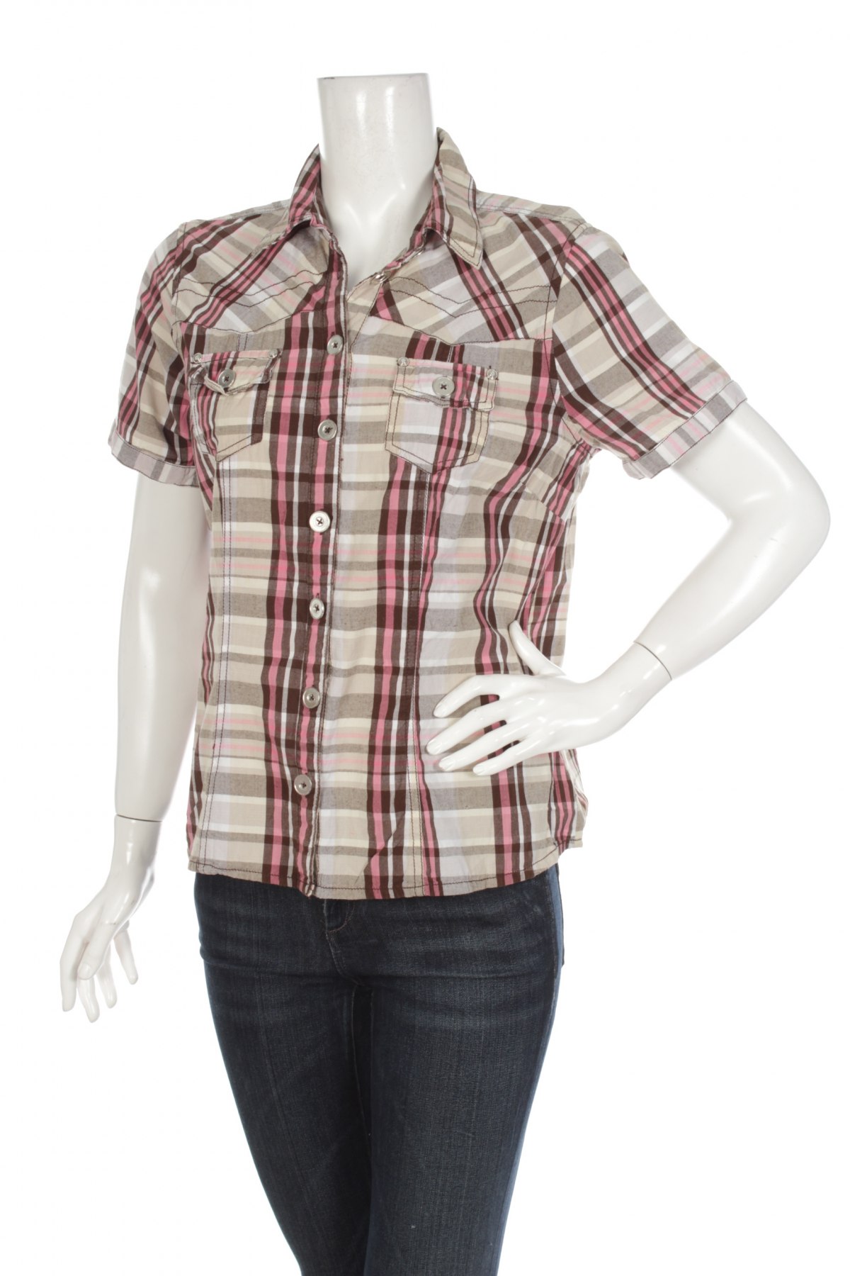 Γυναικείο πουκάμισο Biaggini, Μέγεθος M, Χρώμα Πολύχρωμο, Τιμή 9,28 €