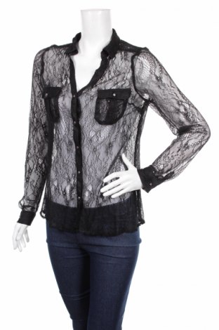 Γυναικείο πουκάμισο Amisu, Μέγεθος S, Χρώμα Μαύρο, Τιμή 16,70 €