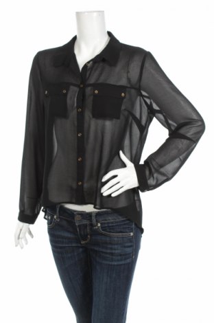 Γυναικείο πουκάμισο Atmosphere, Μέγεθος M, Χρώμα Μαύρο, Τιμή 17,32 €