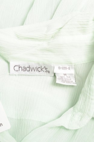 Γυναικείο πουκάμισο Chadwick's, Μέγεθος L, Χρώμα Πράσινο, Τιμή 17,42 €