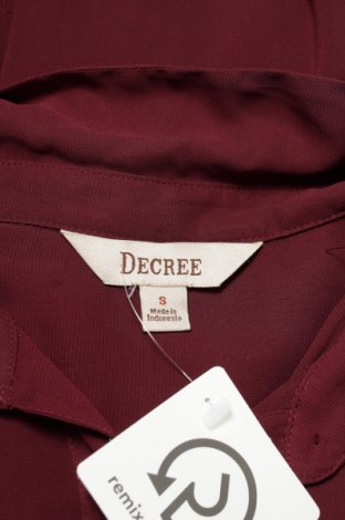 Γυναικείο πουκάμισο Decree, Μέγεθος S, Χρώμα Κόκκινο, Τιμή 17,32 €