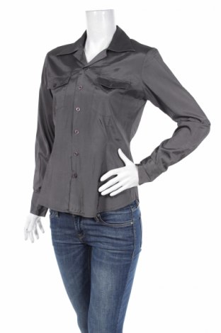 Γυναικείο πουκάμισο Hennes, Μέγεθος M, Χρώμα Γκρί, Τιμή 16,70 €