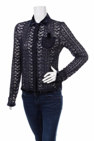 Γυναικείο πουκάμισο Hucke, Μέγεθος S, Χρώμα Μπλέ, Τιμή 17,53 €