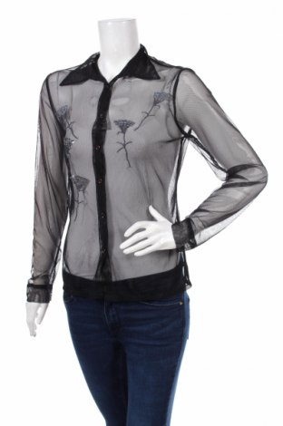 Γυναικείο πουκάμισο Jacqueline De Yong, Μέγεθος M, Χρώμα Μαύρο, Τιμή 23,71 €