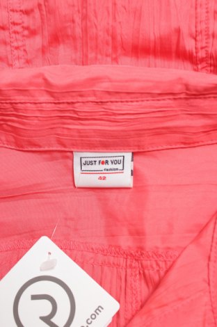 Γυναικείο πουκάμισο Just For You, Μέγεθος L, Χρώμα Ρόζ , Τιμή 9,28 €