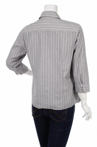 Γυναικείο πουκάμισο Marco Pecci, Μέγεθος L, Χρώμα Γκρί, Τιμή 18,56 €