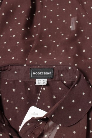 Дамска риза Modeszene, Размер M, Цвят Кафяв, Цена 15,00 лв.