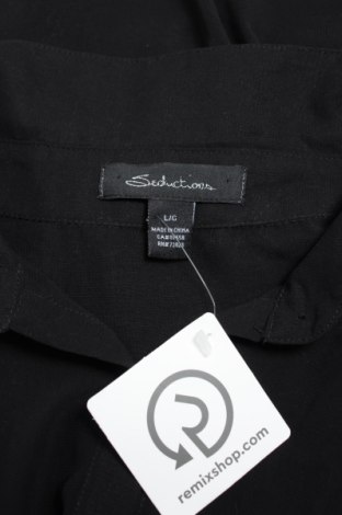 Γυναικείο πουκάμισο Seductions, Μέγεθος L, Χρώμα Μαύρο, Τιμή 9,90 €
