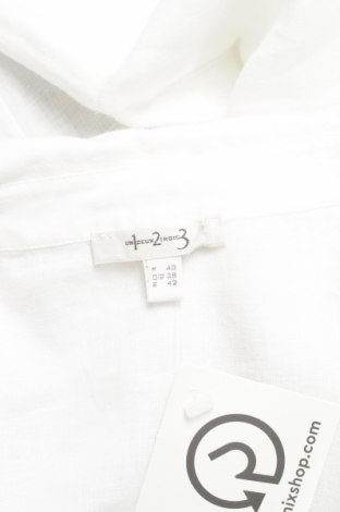 Γυναικείο πουκάμισο Un Deux Trois, Μέγεθος M, Χρώμα Λευκό, Τιμή 20,10 €