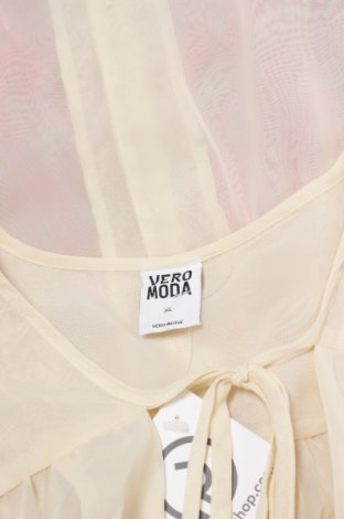 Γυναικείο πουκάμισο Vero Moda, Μέγεθος XL, Χρώμα Εκρού, Τιμή 11,13 €