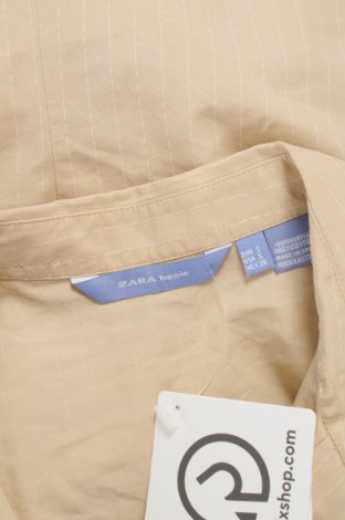 Γυναικείο πουκάμισο Zara, Μέγεθος S, Χρώμα  Μπέζ, Τιμή 17,53 €