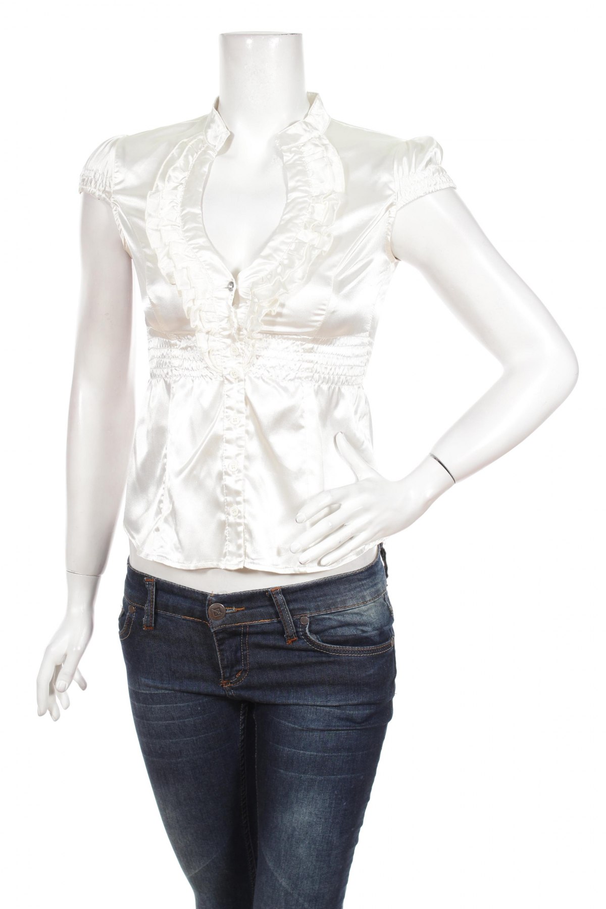 Γυναικείο πουκάμισο, Μέγεθος S, Χρώμα Λευκό, Τιμή 9,90 €