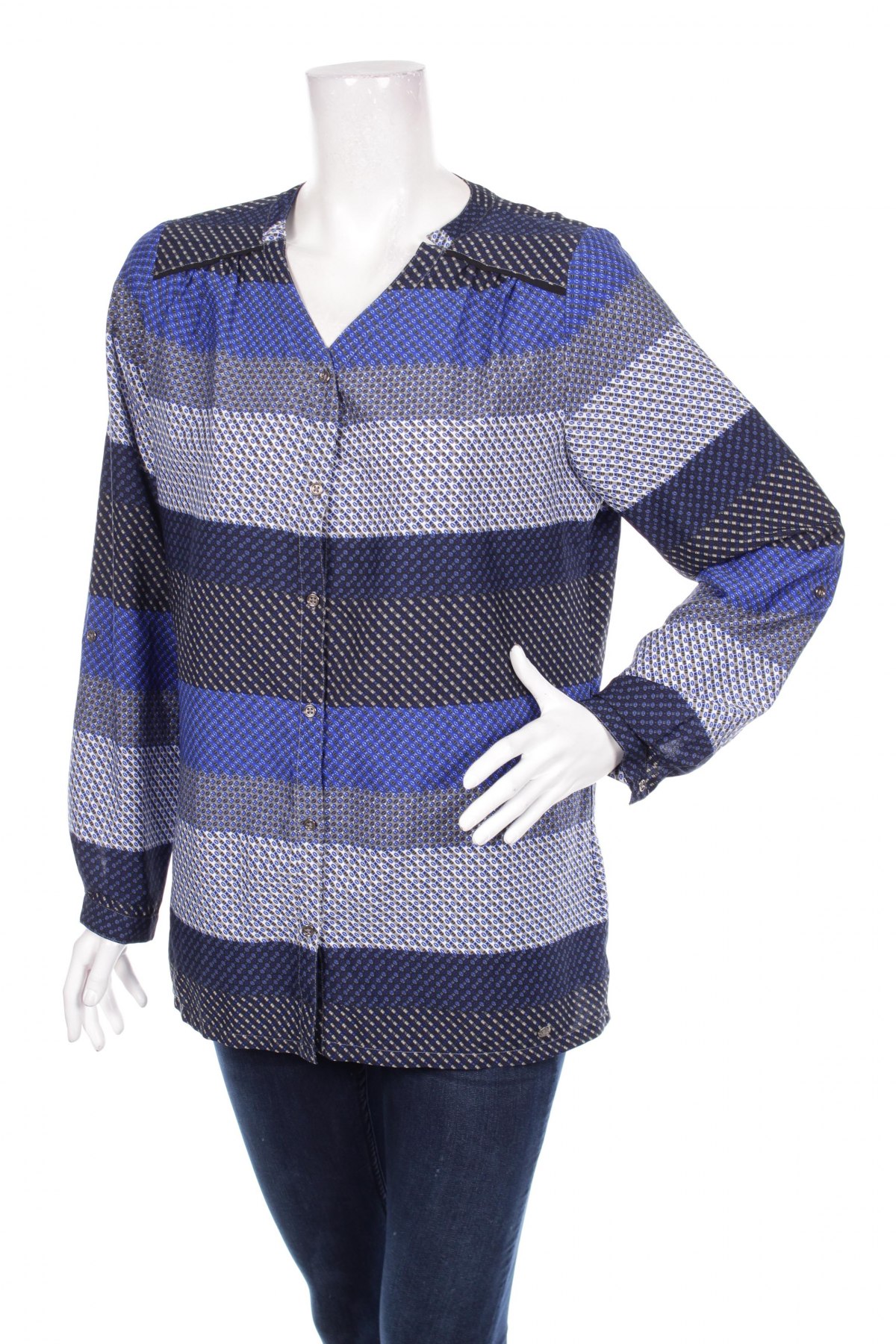 Γυναικείο πουκάμισο Ajc, Μέγεθος M, Χρώμα Πολύχρωμο, Τιμή 17,94 €