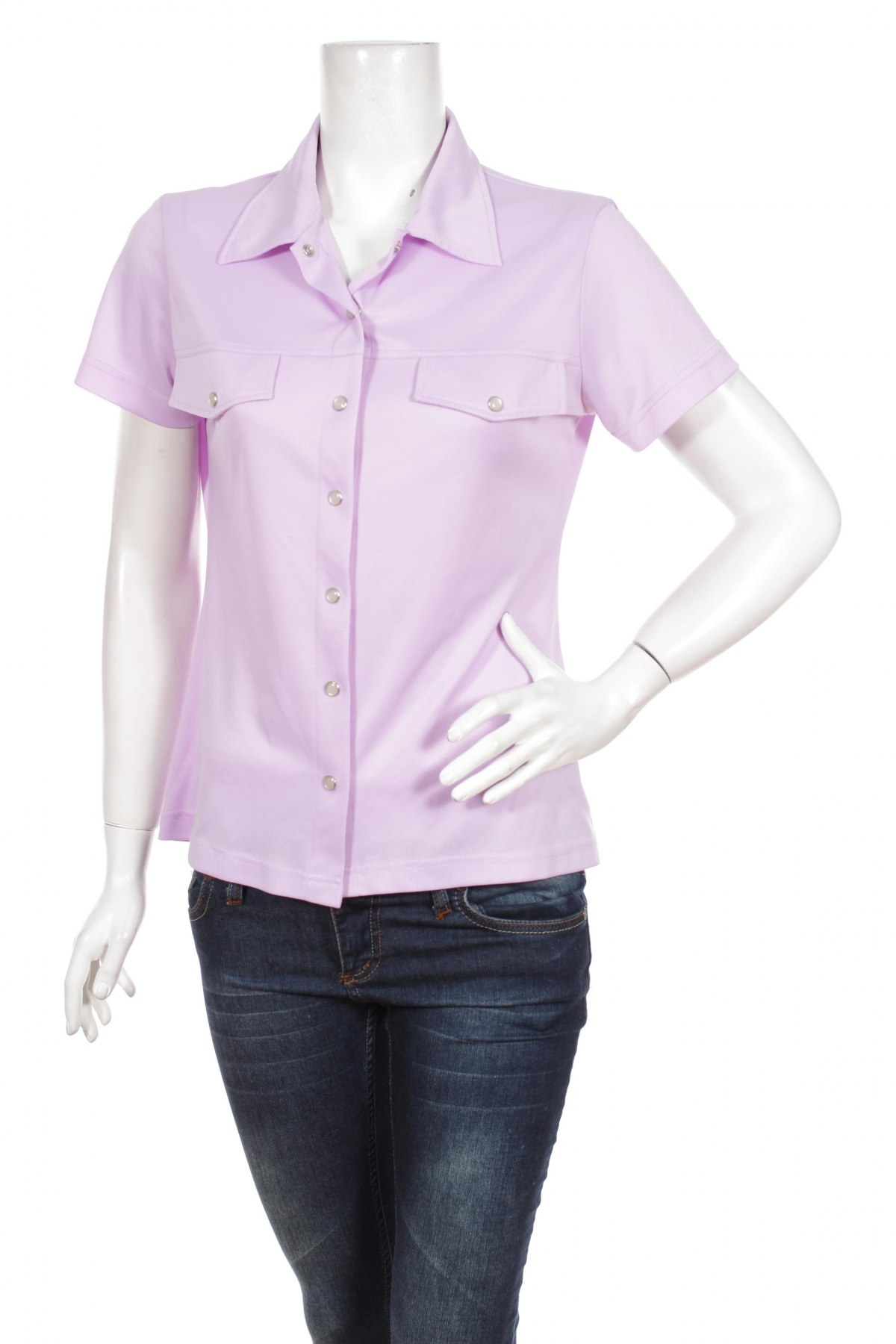 Γυναικείο πουκάμισο Authentic Clothing Company, Μέγεθος L, Χρώμα Βιολετί, Τιμή 11,13 €