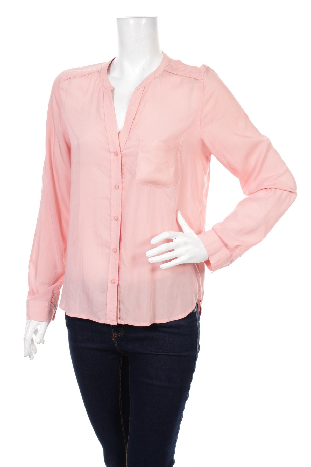 Γυναικείο πουκάμισο Bershka, Μέγεθος L, Χρώμα Ρόζ , Τιμή 18,04 €