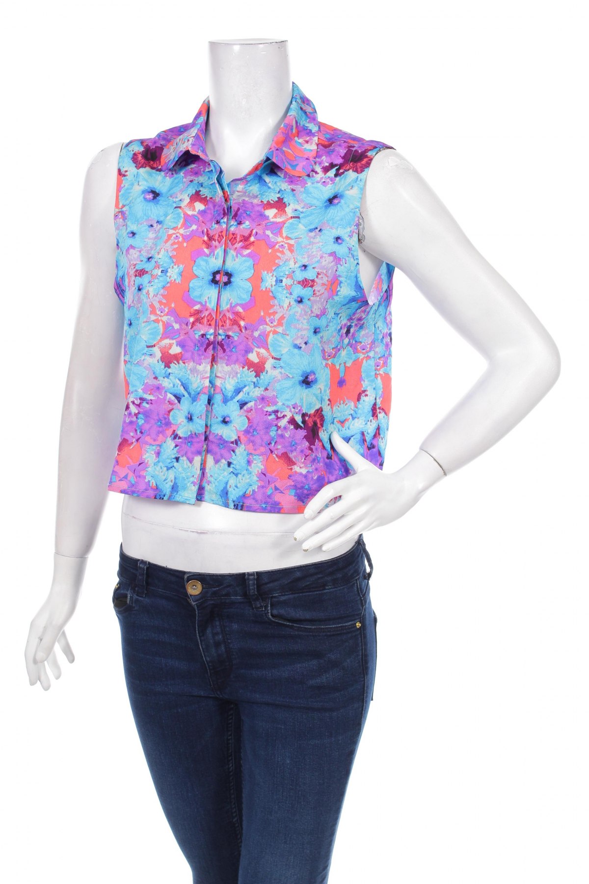 Γυναικείο πουκάμισο Bik Bok, Μέγεθος L, Χρώμα Πολύχρωμο, Τιμή 14,07 €