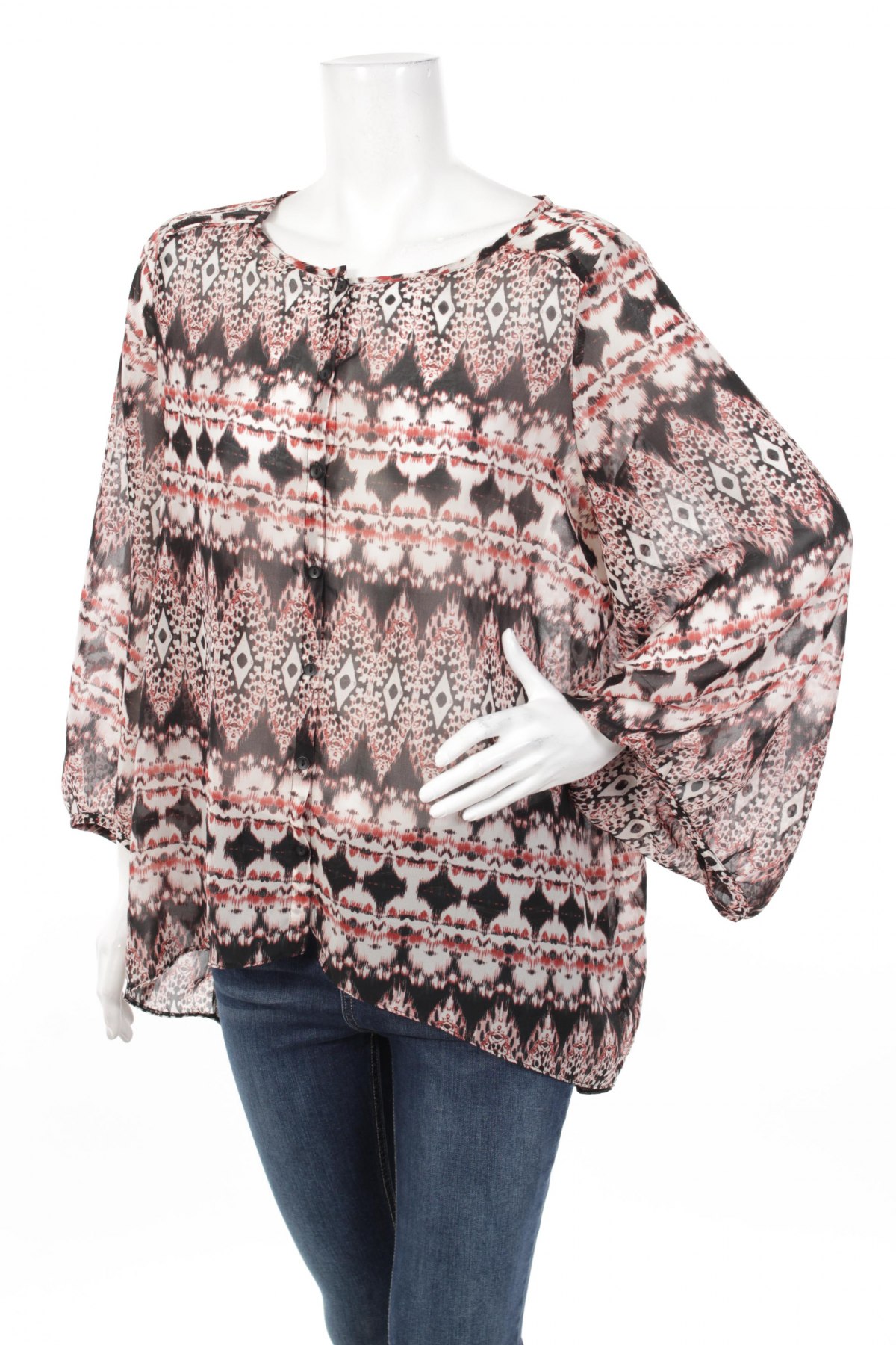 Γυναικείο πουκάμισο Design By Kappahl, Μέγεθος M, Χρώμα Πολύχρωμο, Τιμή 16,70 €
