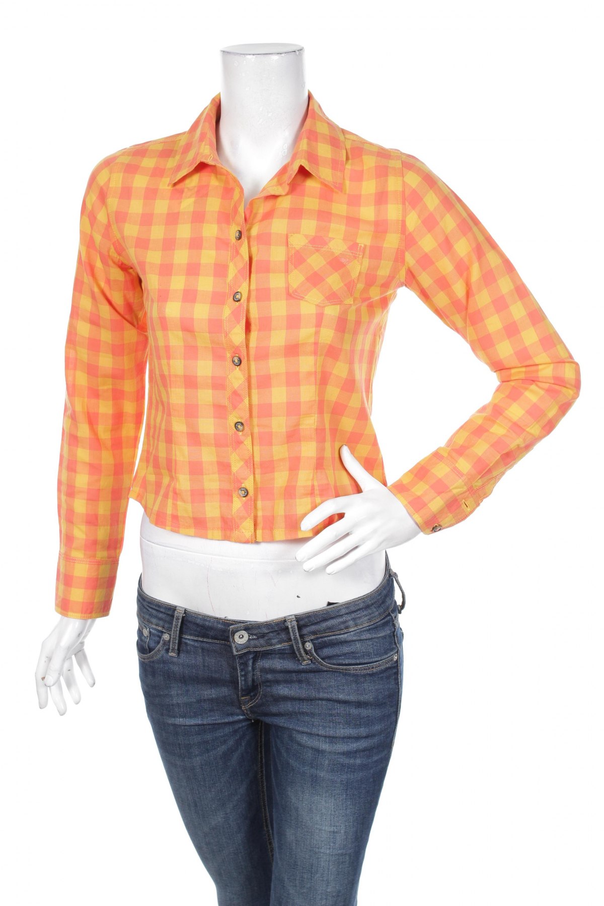 Γυναικείο πουκάμισο Esprit, Μέγεθος S, Χρώμα Πορτοκαλί, Τιμή 12,99 €