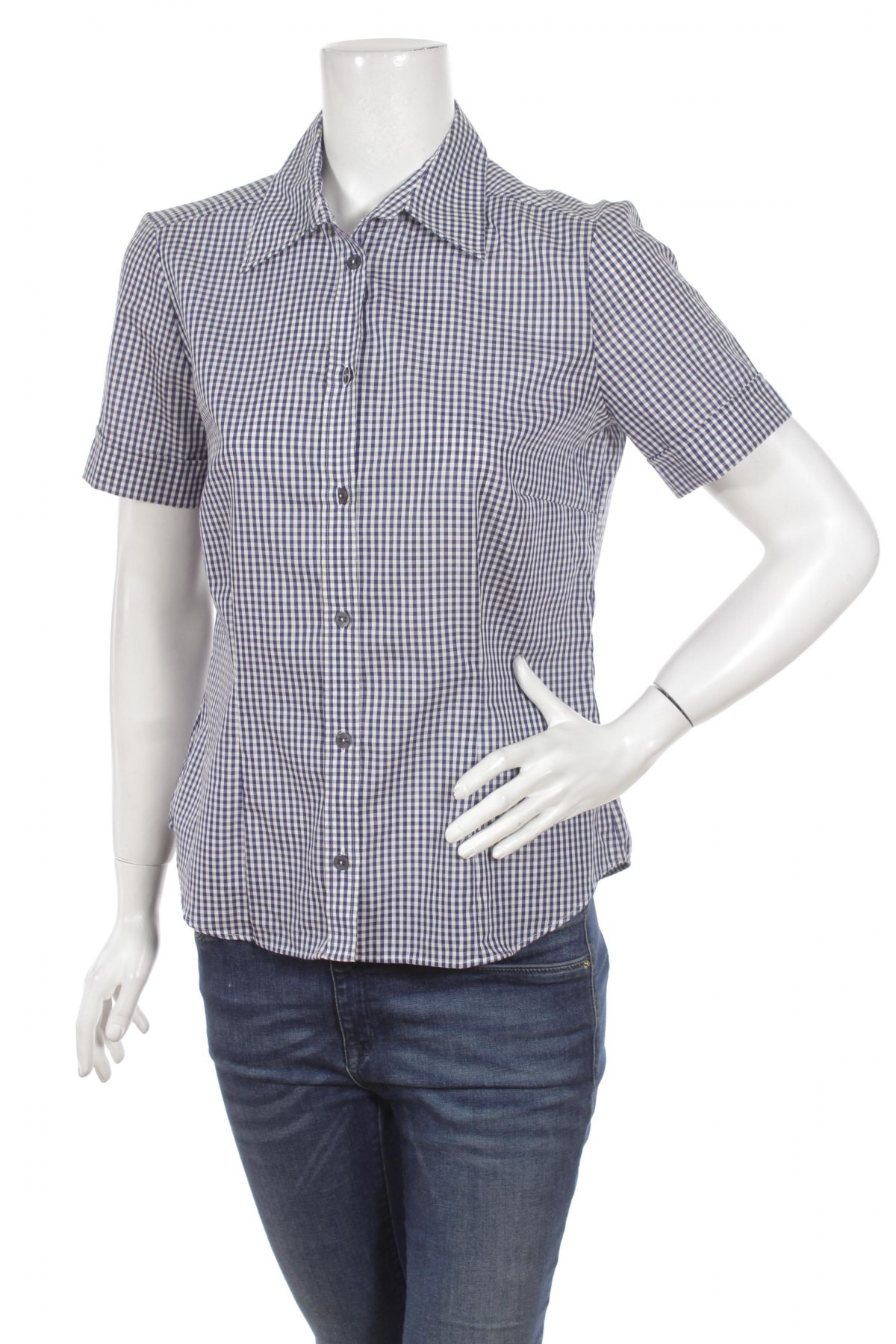 Γυναικείο πουκάμισο Eterna, Μέγεθος M, Χρώμα Μπλέ, Τιμή 9,90 €