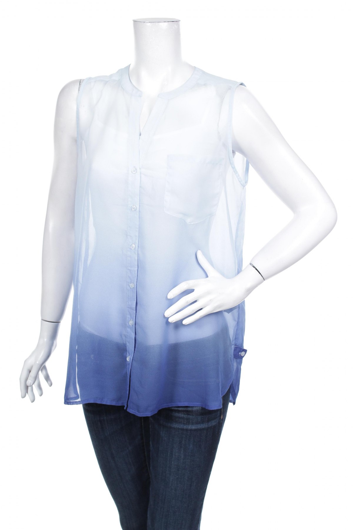 Γυναικείο πουκάμισο George, Μέγεθος L, Χρώμα Μπλέ, Τιμή 11,75 €