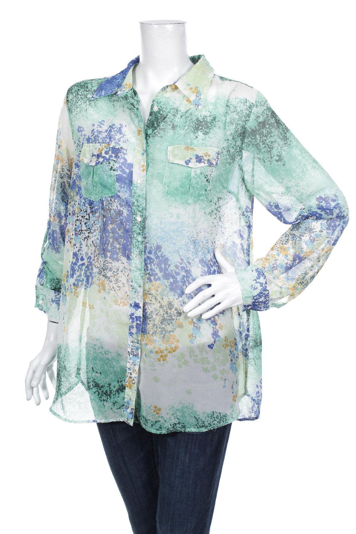 Γυναικείο πουκάμισο Gina Benotti, Μέγεθος XL, Χρώμα Πολύχρωμο, Τιμή 16,70 €