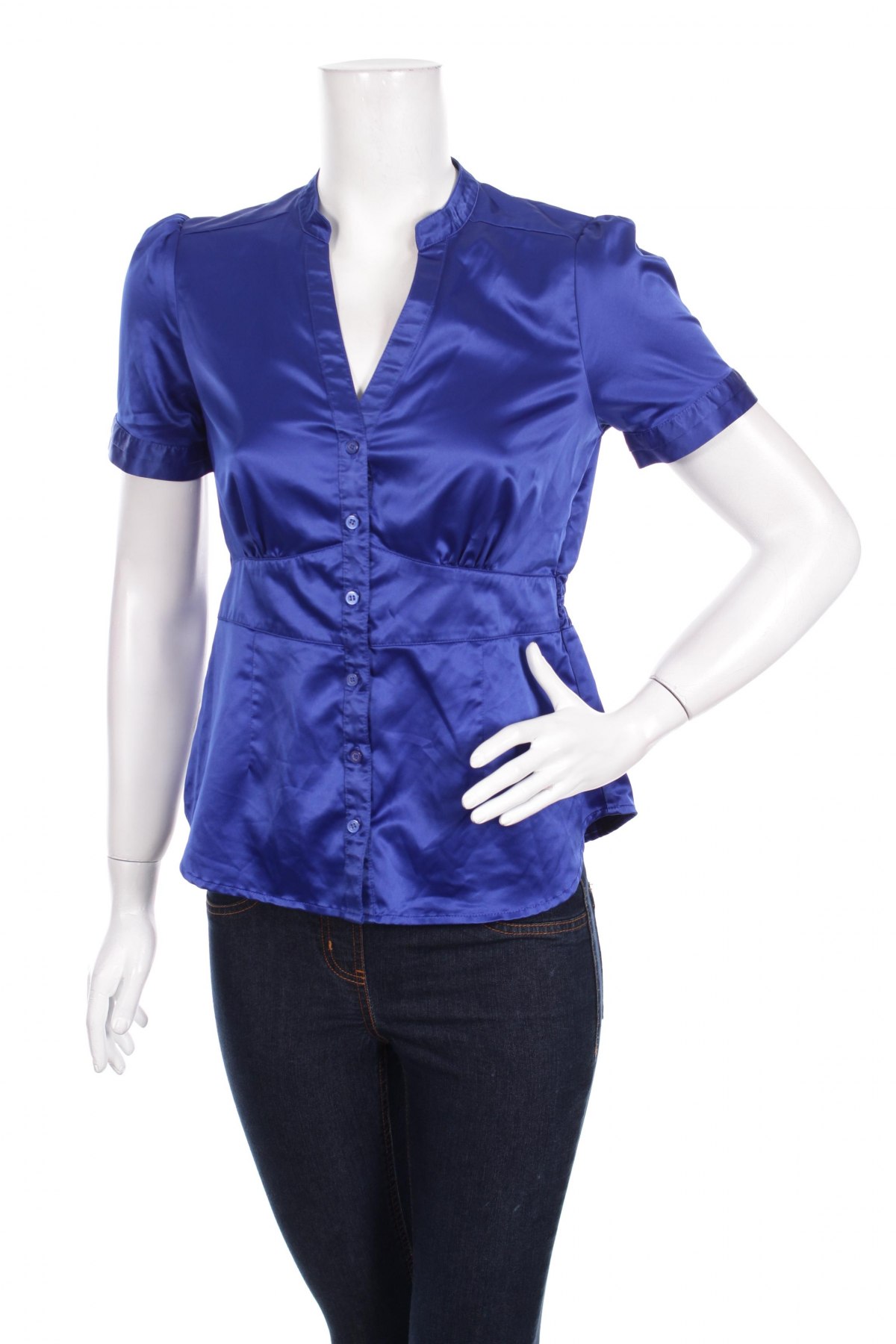 Γυναικείο πουκάμισο H&M, Μέγεθος M, Χρώμα Μπλέ, Τιμή 14,23 €