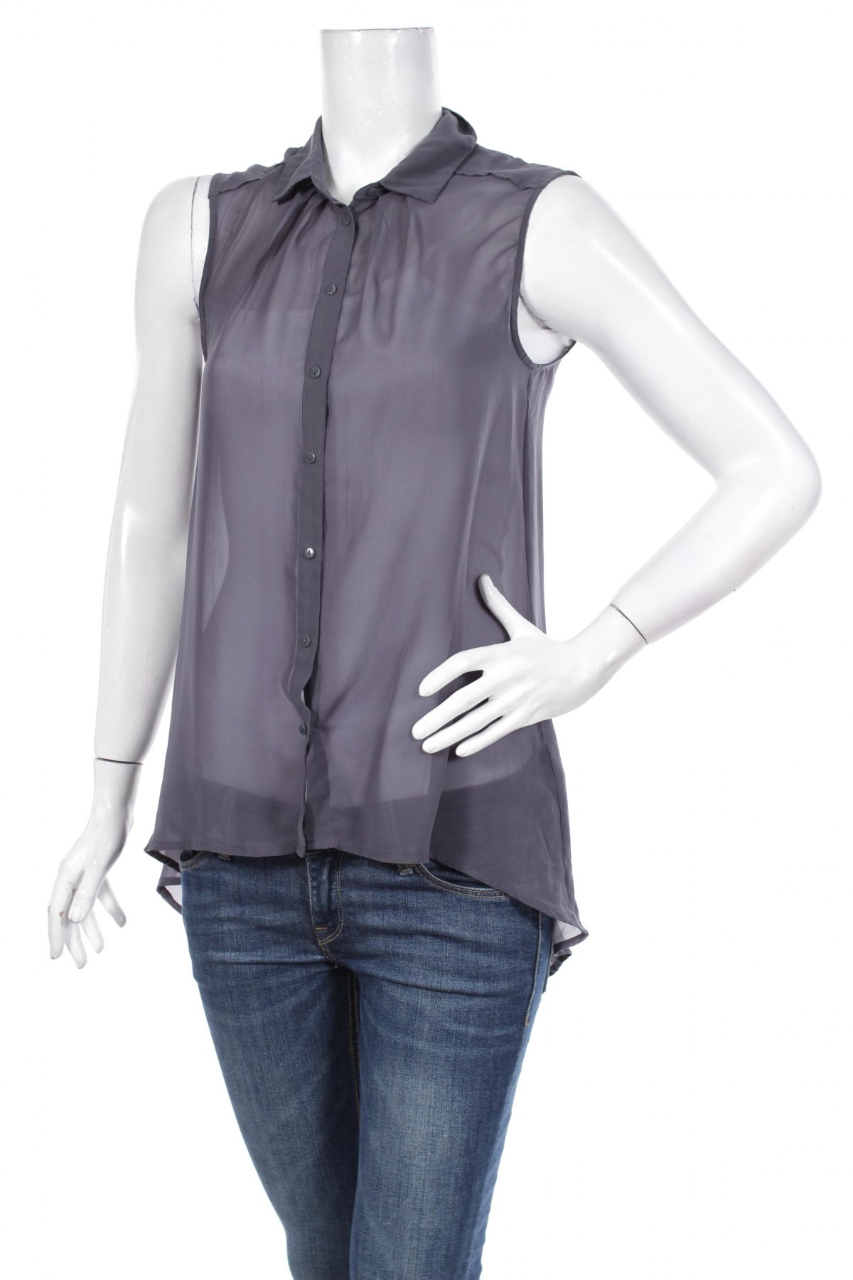 Γυναικείο πουκάμισο H&M, Μέγεθος S, Χρώμα Γκρί, Τιμή 9,90 €