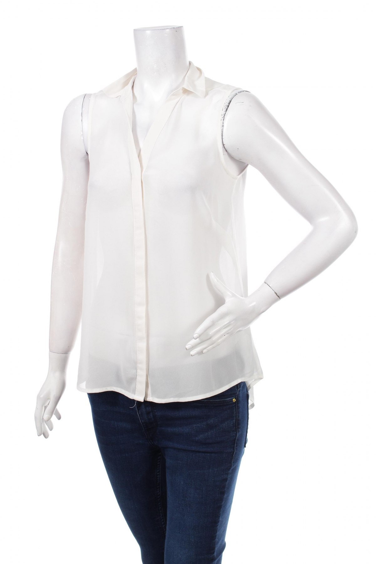 Γυναικείο πουκάμισο H&M, Μέγεθος XS, Χρώμα Λευκό, Τιμή 11,34 €