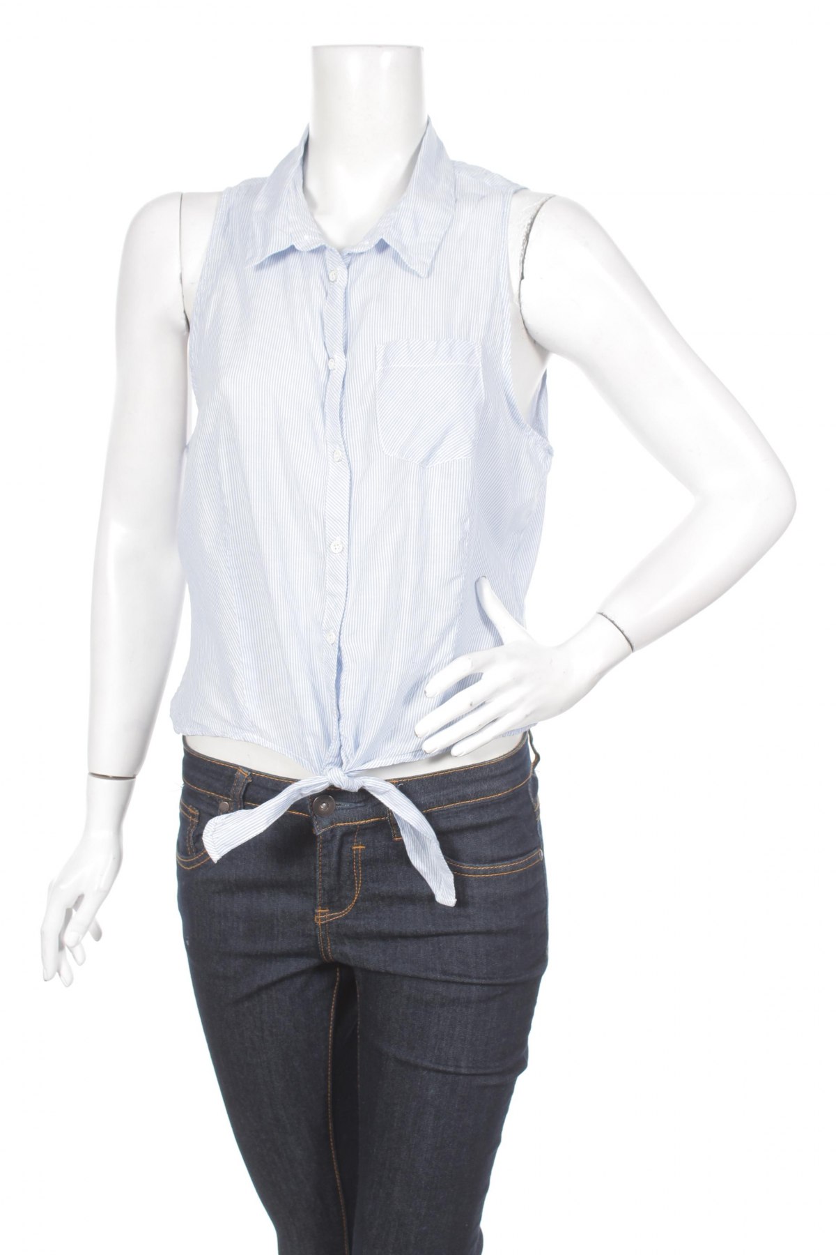 Γυναικείο πουκάμισο H&M Divided, Μέγεθος L, Χρώμα Μπλέ, Τιμή 12,99 €