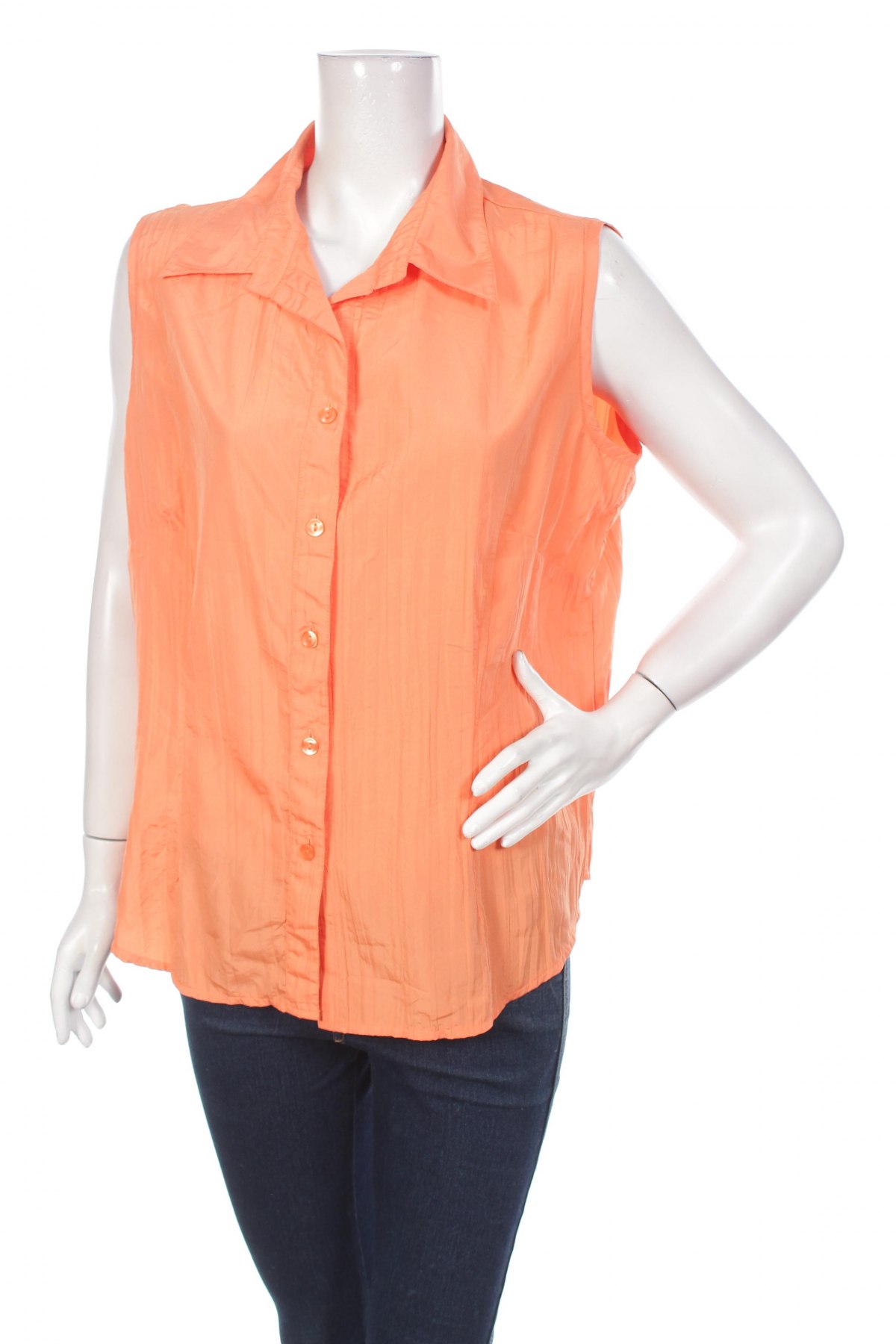 Γυναικείο πουκάμισο, Μέγεθος XL, Χρώμα Πορτοκαλί, Τιμή 9,28 €