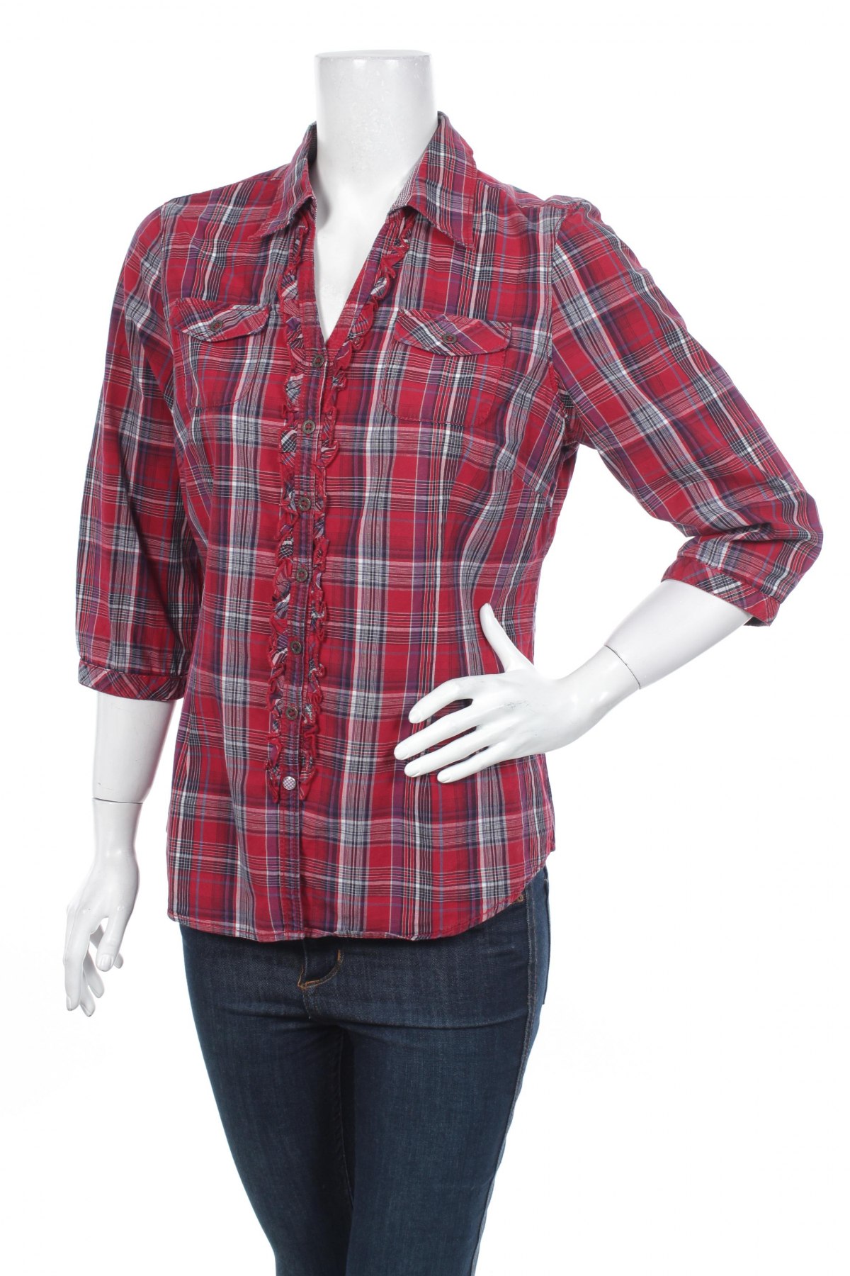 Γυναικείο πουκάμισο Lerros, Μέγεθος S, Χρώμα Κόκκινο, Τιμή 16,70 €