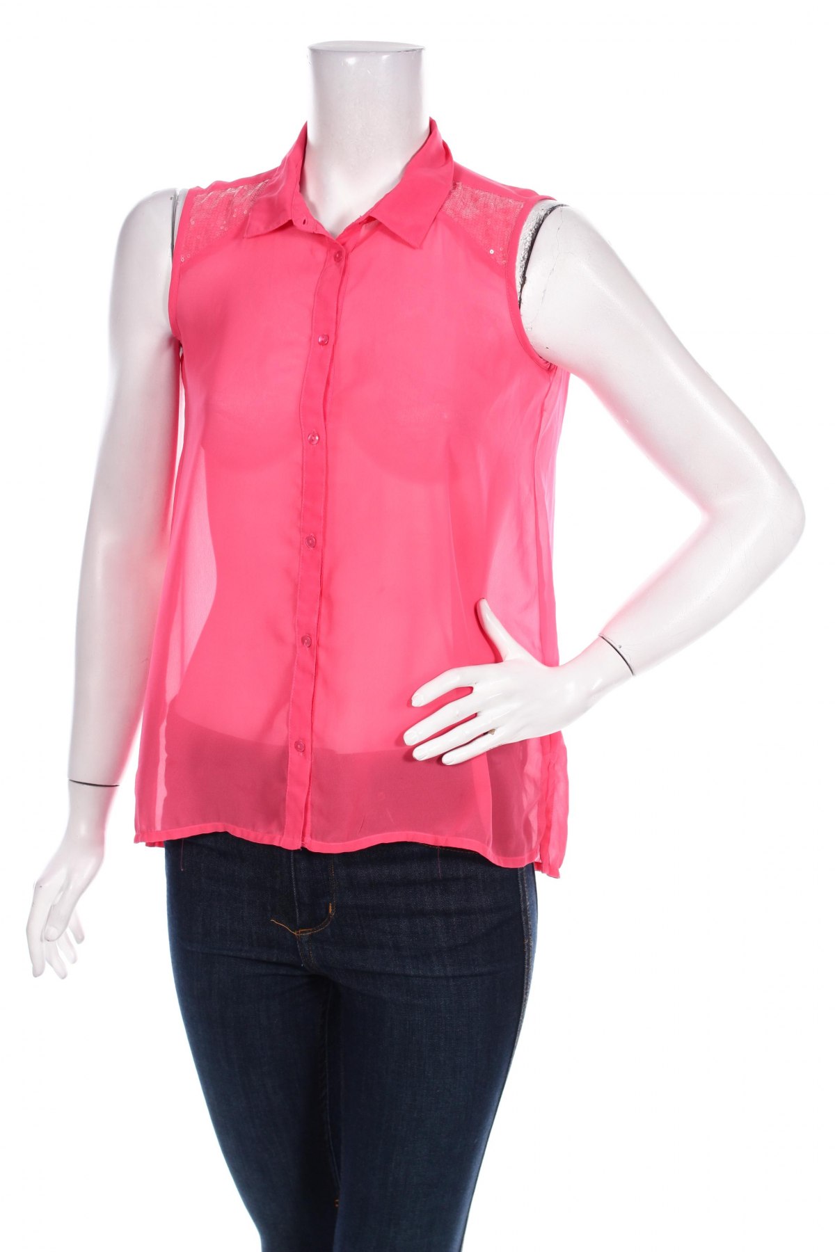 Γυναικείο πουκάμισο Lindex, Μέγεθος XS, Χρώμα Ρόζ , Τιμή 9,90 €