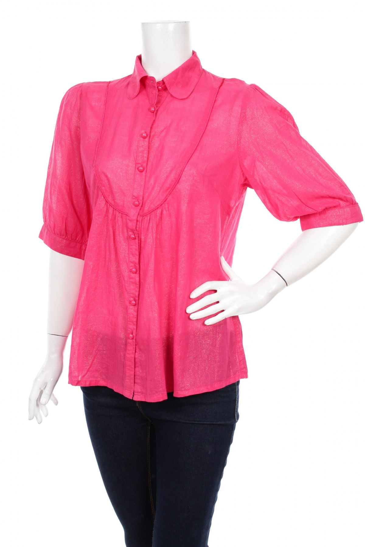 Γυναικείο πουκάμισο Milla, Μέγεθος L, Χρώμα Ρόζ , Τιμή 20,62 €