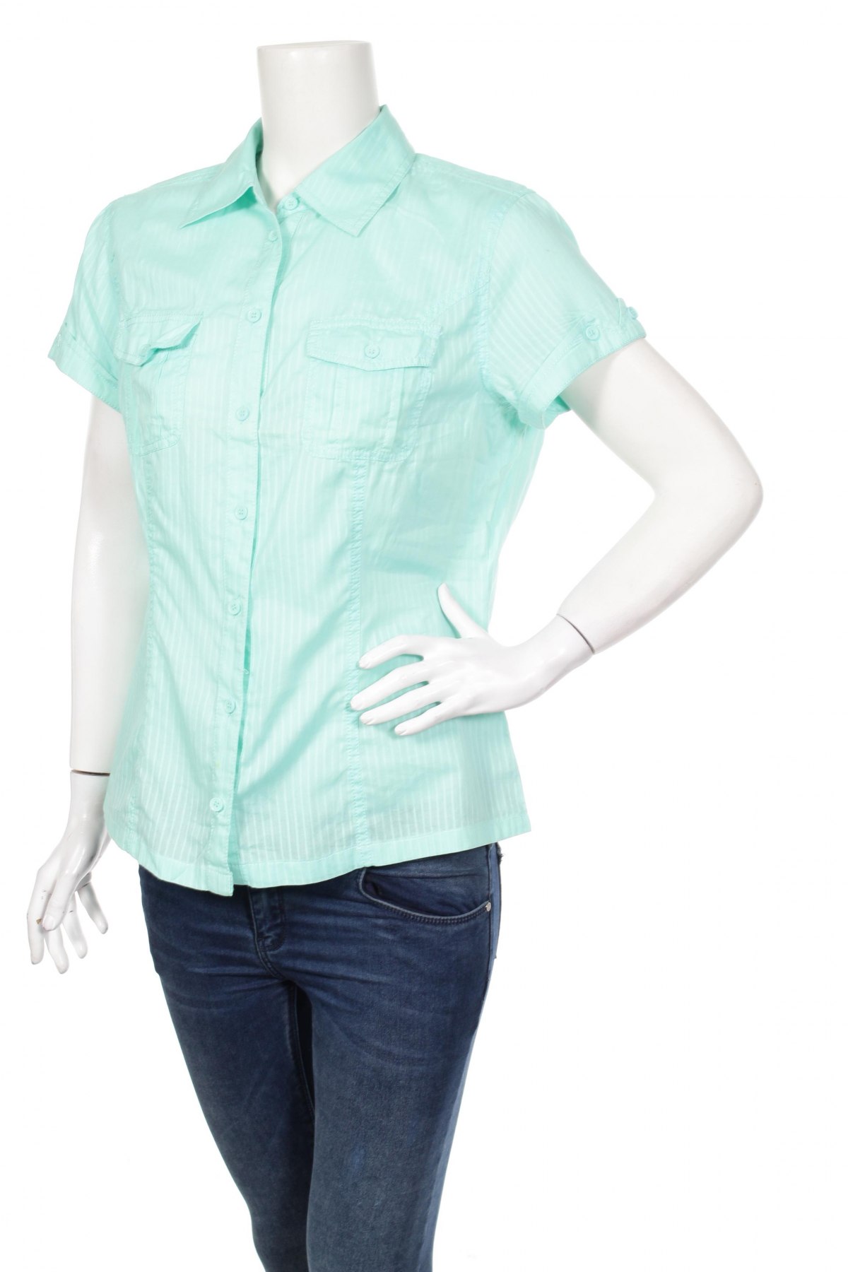 Γυναικείο πουκάμισο Miss H., Μέγεθος XL, Χρώμα Πράσινο, Τιμή 14,54 €