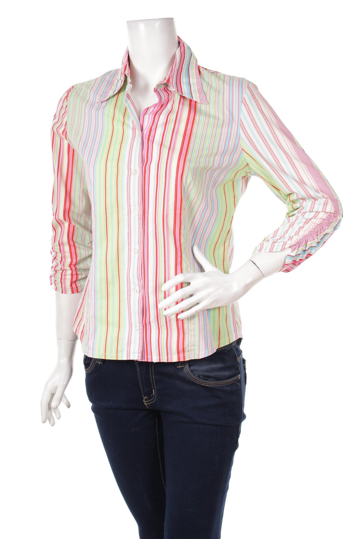 Γυναικείο πουκάμισο Promod, Μέγεθος L, Χρώμα Πολύχρωμο, Τιμή 16,70 €