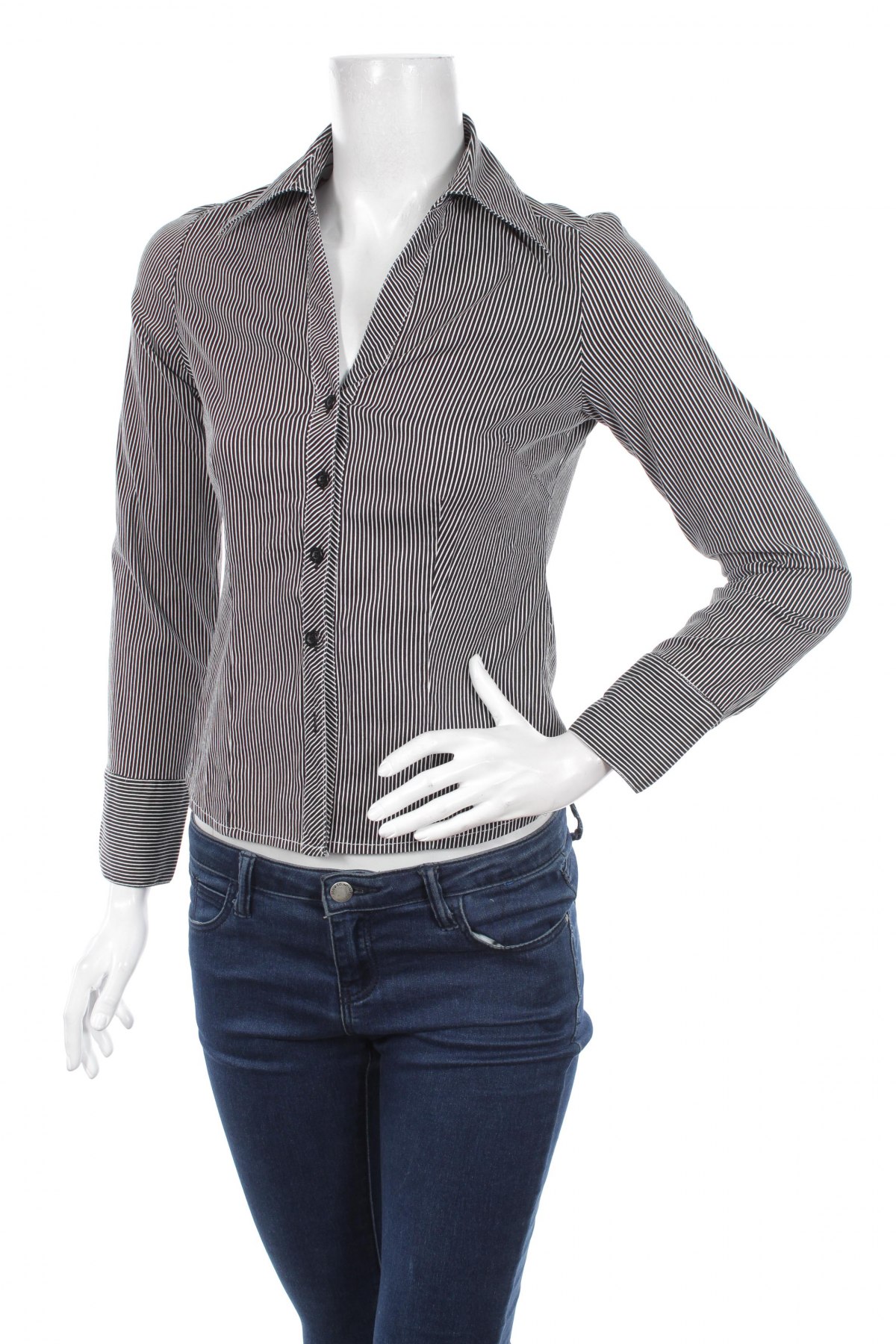 Γυναικείο πουκάμισο S & G, Μέγεθος M, Χρώμα Μαύρο, Τιμή 20,62 €
