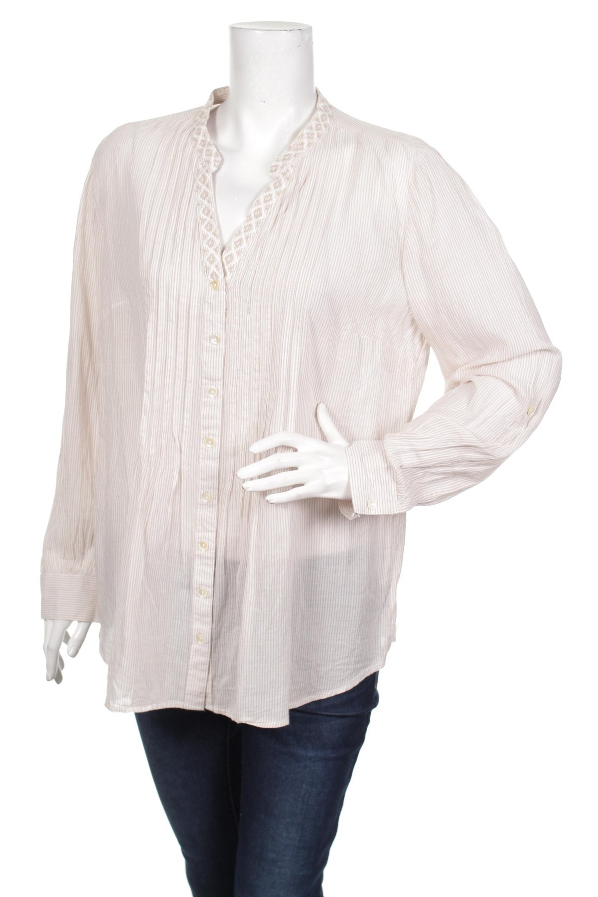 Γυναικείο πουκάμισο Style & Co, Μέγεθος L, Χρώμα  Μπέζ, Τιμή 17,53 €