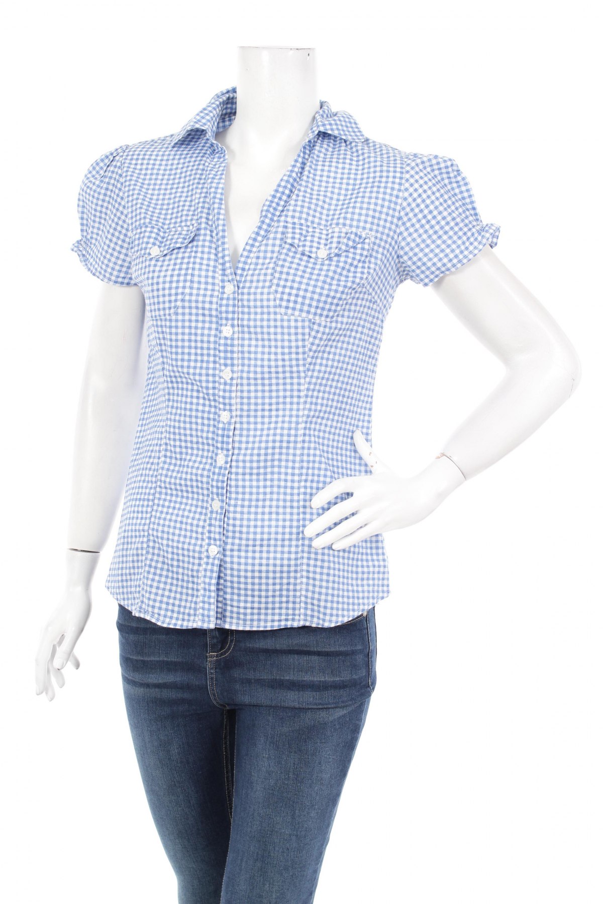 Γυναικείο πουκάμισο Terranova, Μέγεθος M, Χρώμα Μπλέ, Τιμή 11,13 €