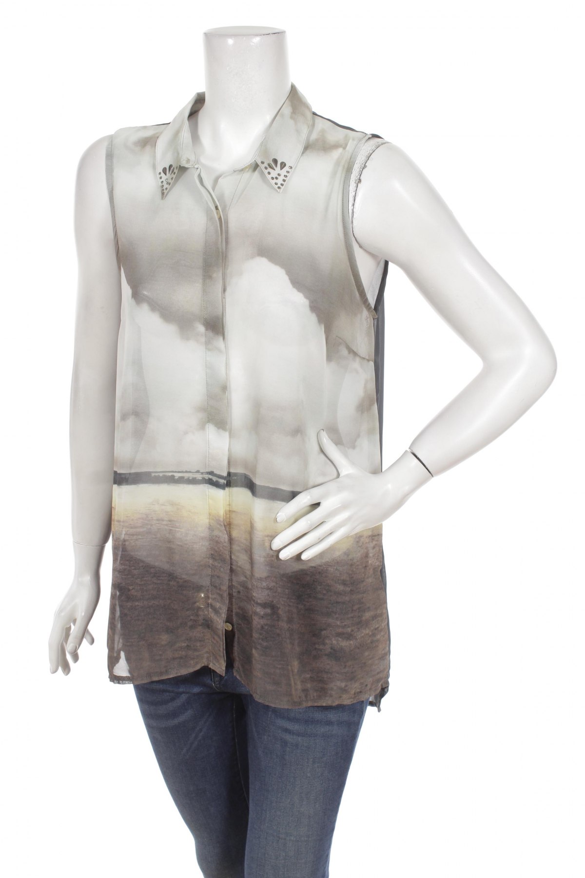 Γυναικείο πουκάμισο Vero Moda, Μέγεθος L, Χρώμα Πολύχρωμο, Τιμή 11,13 €