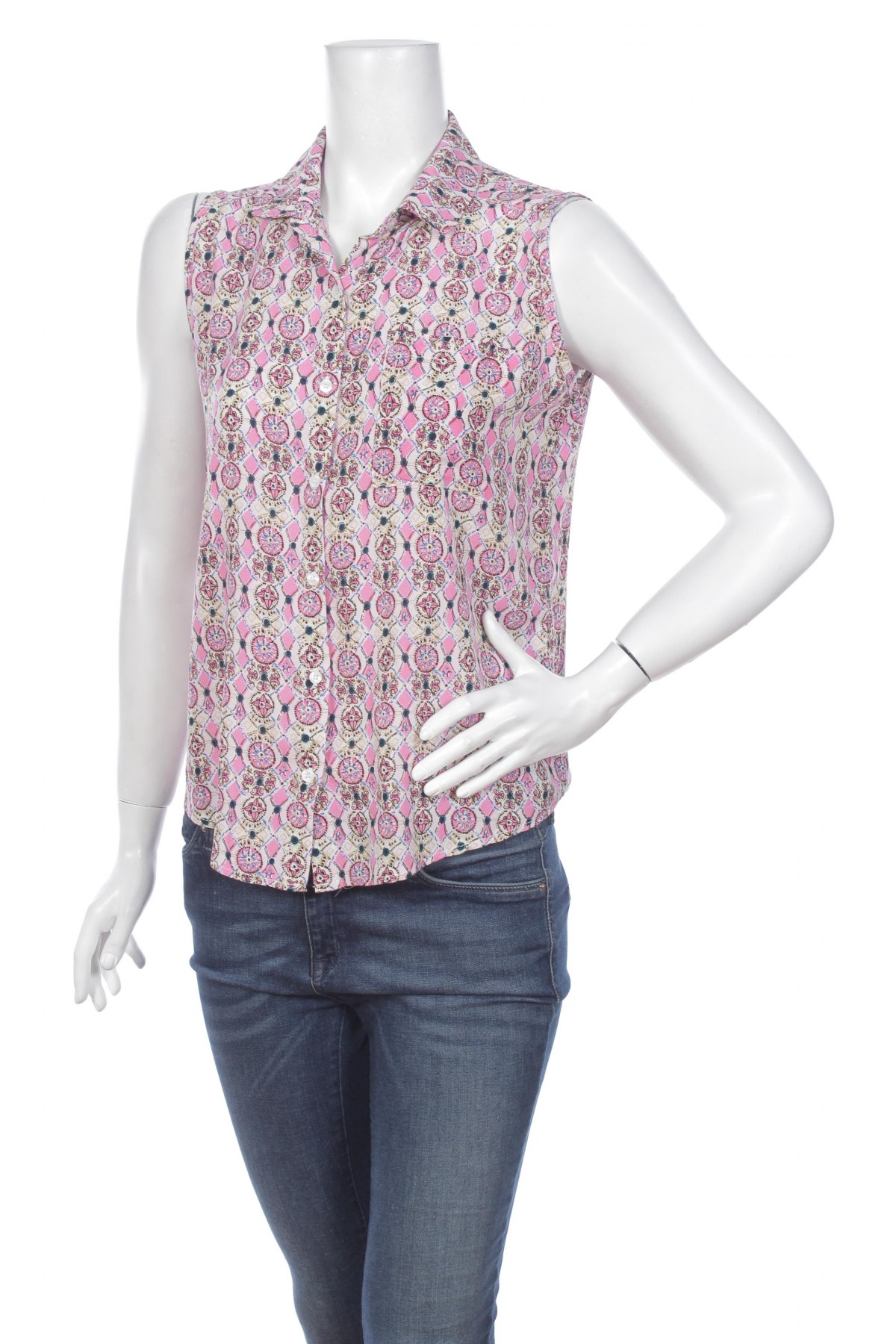 Γυναικείο πουκάμισο Vert De Rage, Μέγεθος L, Χρώμα Πολύχρωμο, Τιμή 9,90 €