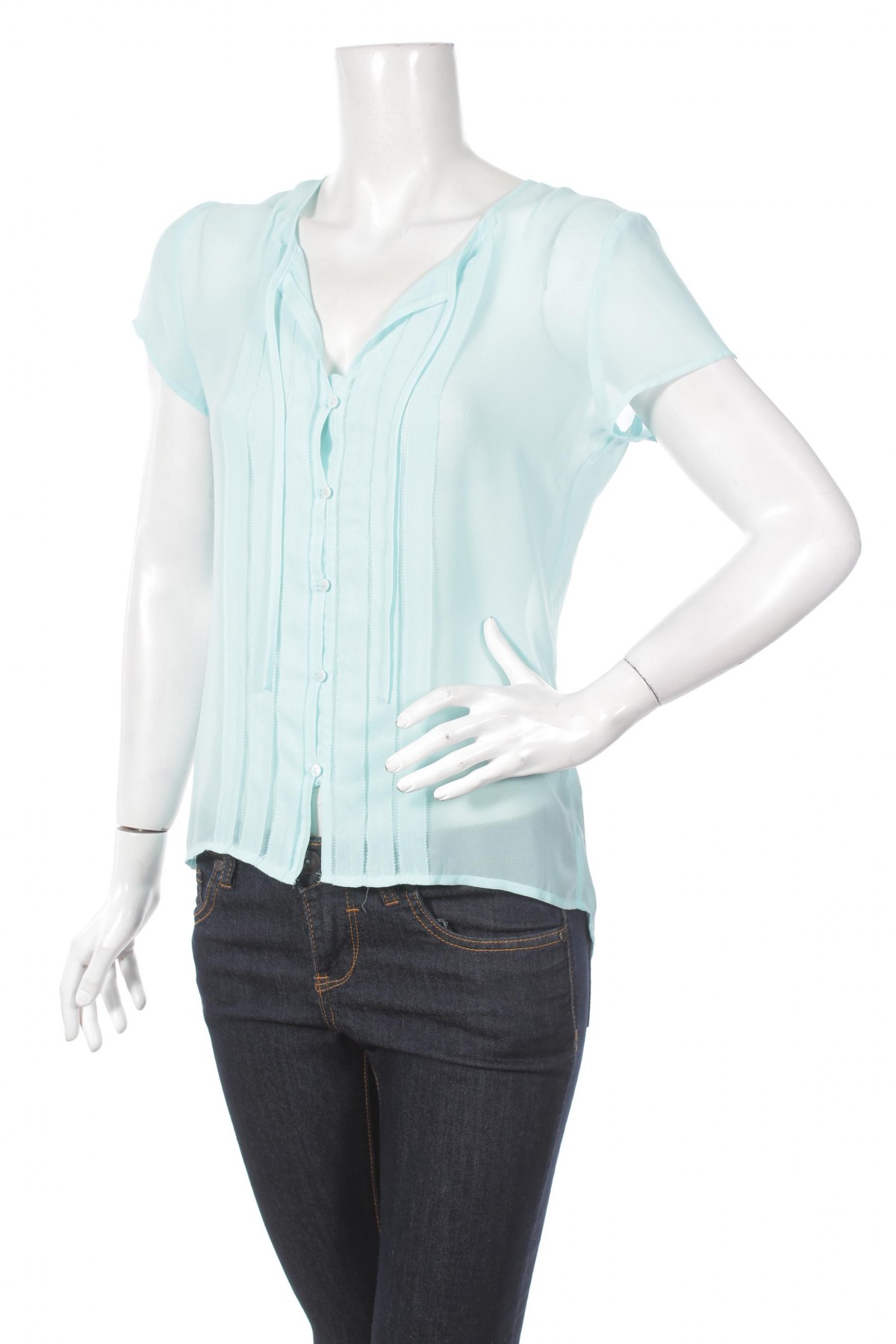 Γυναικείο πουκάμισο WE, Μέγεθος S, Χρώμα Μπλέ, Τιμή 11,13 €