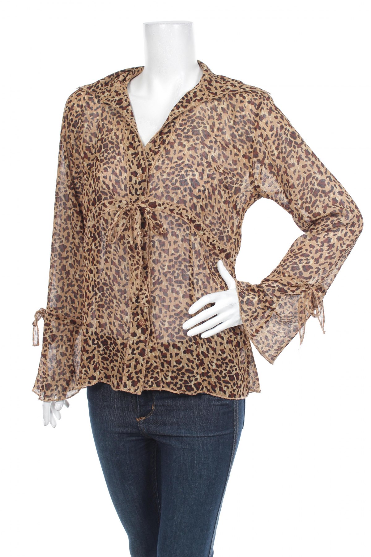 Γυναικείο πουκάμισο X-Mail, Μέγεθος L, Χρώμα Πολύχρωμο, Τιμή 13,61 €