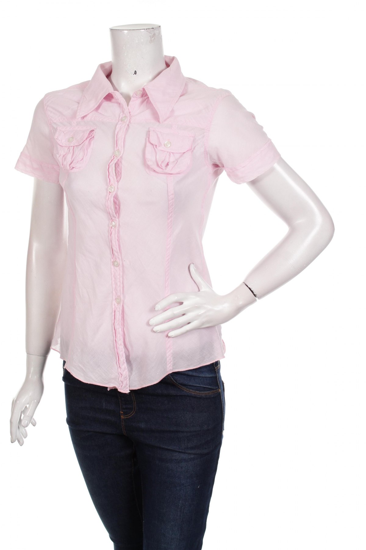 Γυναικείο πουκάμισο Yaya, Μέγεθος M, Χρώμα Ρόζ , Τιμή 10,82 €