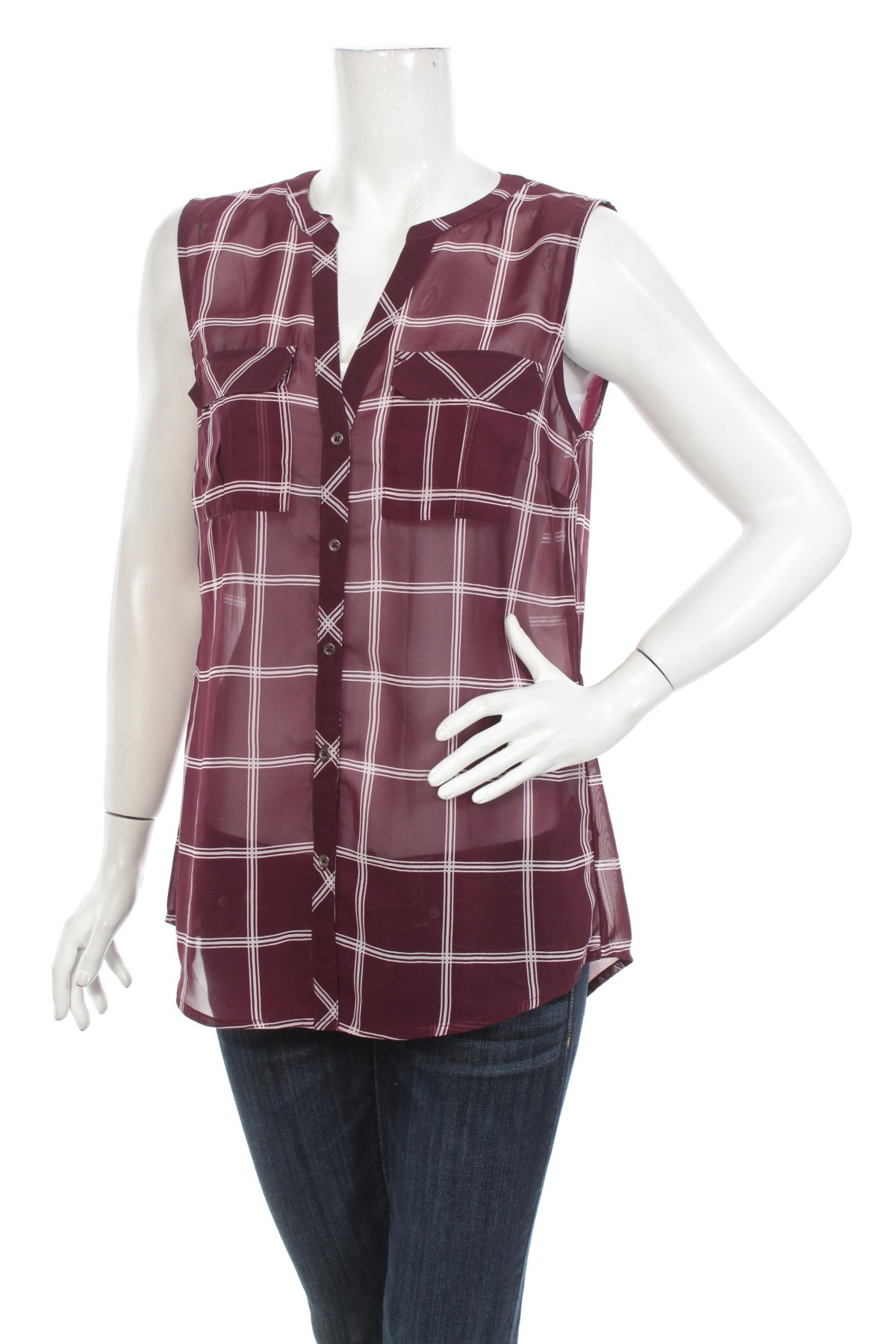 Γυναικείο πουκάμισο Yessica, Μέγεθος L, Χρώμα Κόκκινο, Τιμή 11,13 €