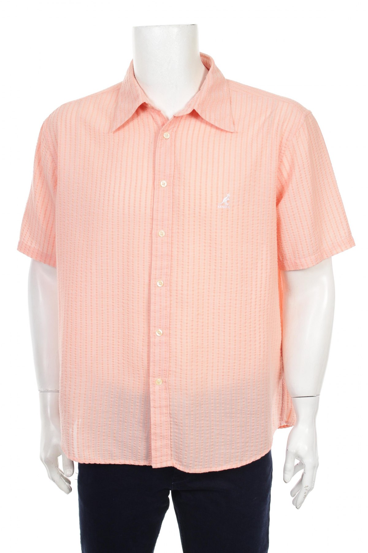 Мъжка риза Kangol, Размер XL, Цвят Розов, Цена 23,00 лв.