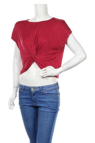 Дамска блуза Ally, Размер M, Цвят Червен, 95% полиестер, 5% еластан, Цена 18,90 лв.