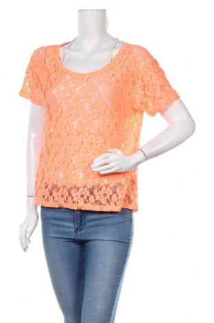 Дамска блуза H&M, Размер S, Цвят Оранжев, 100% полиестер, Цена 5,50 лв.